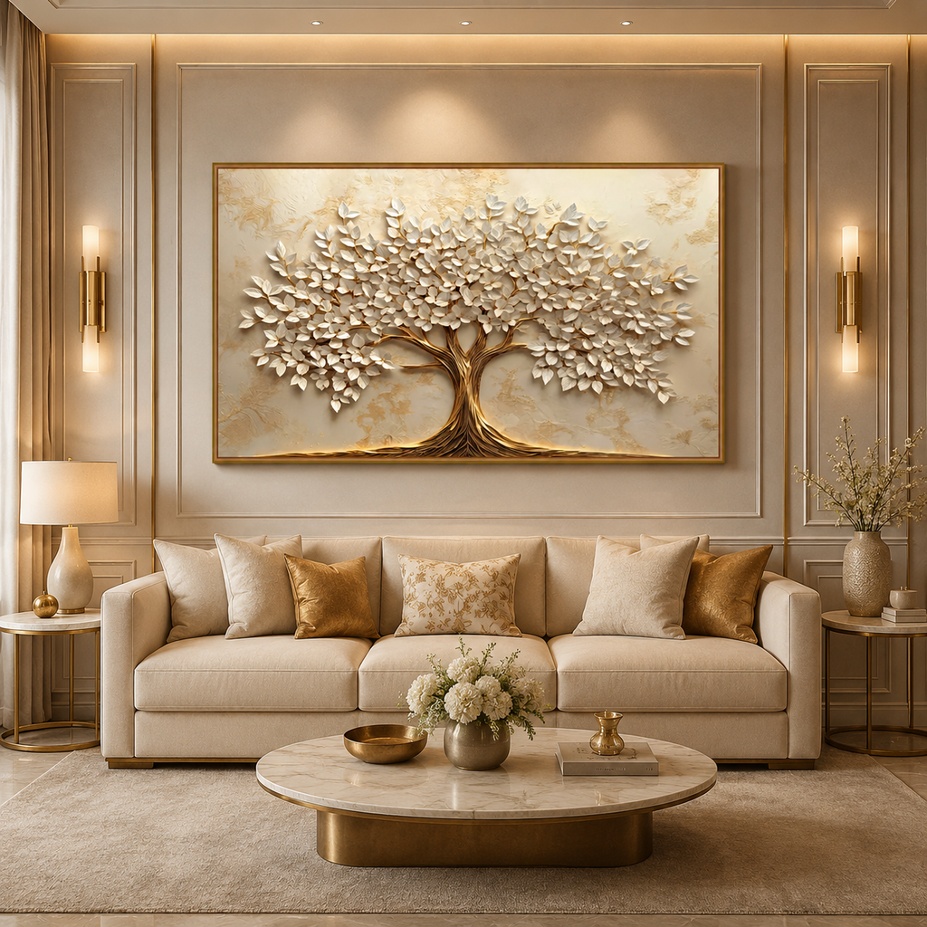 Árbol de Aura Dorada - cuadro decorativo