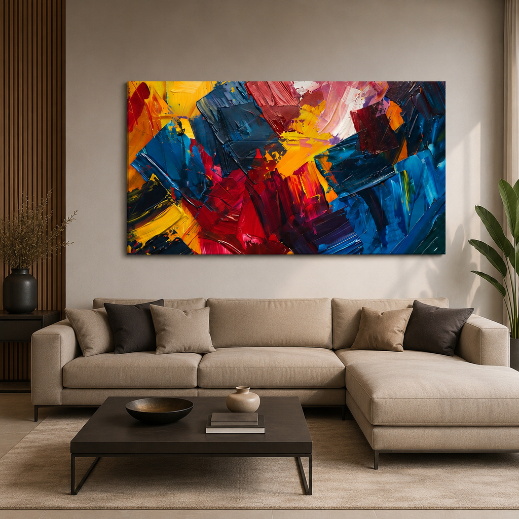 Explosión Cromática - cuadro decorativo