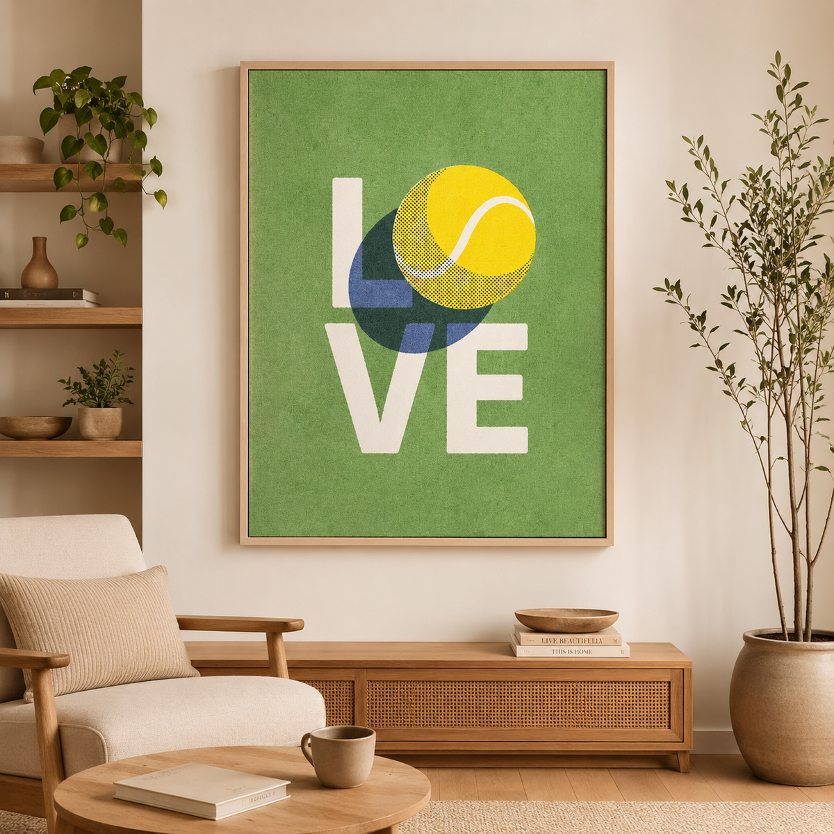 Love Tennis - cuadro decorativo