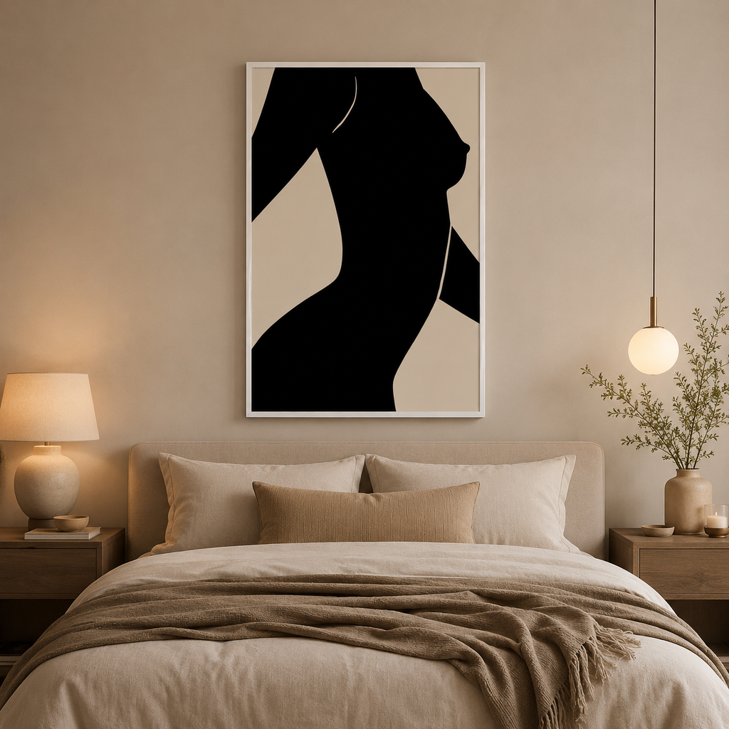 Silueta de Mujer - cuadro decorativo