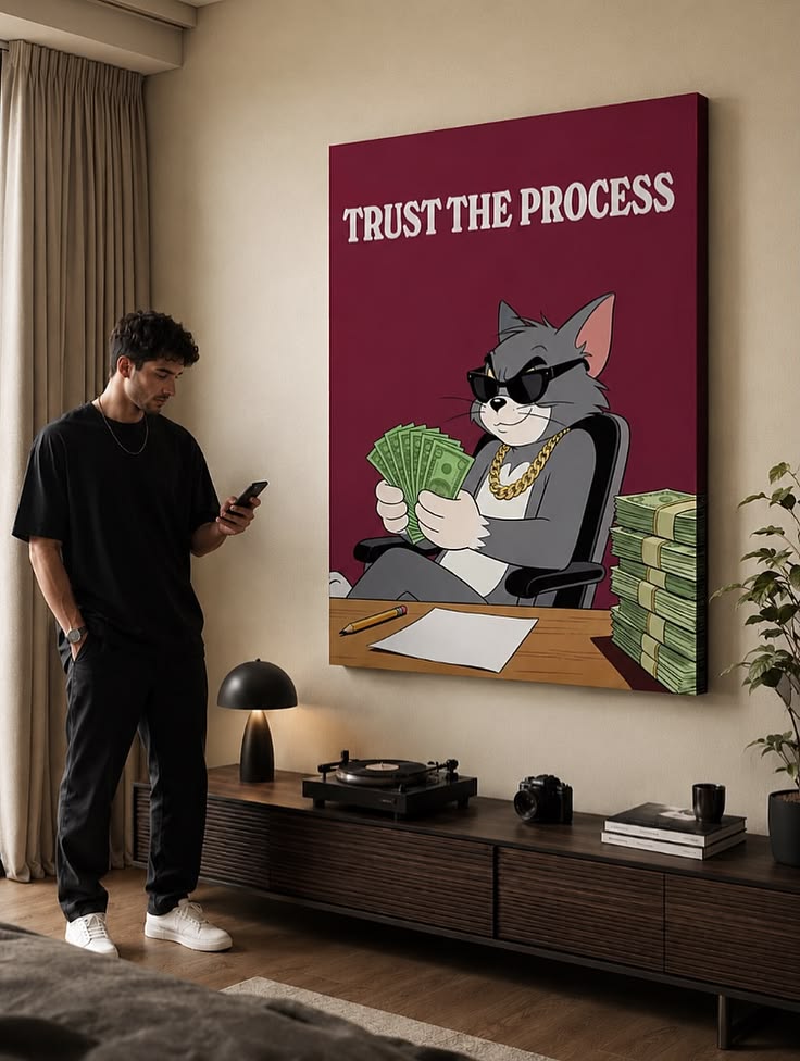 Trust the Process - cuadro decorativo